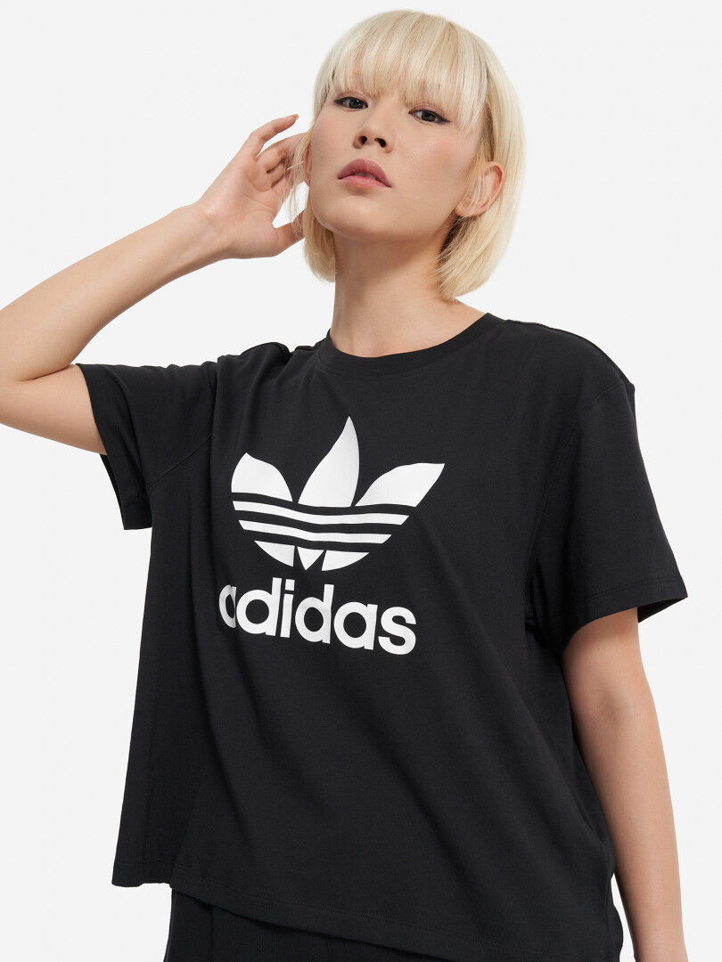 Футболка женская adidas, Черный IU2422A01-. фото 1