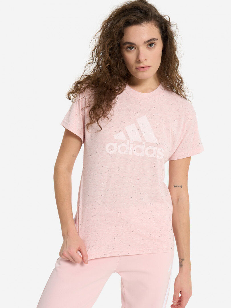 Футболка женская adidas, Бежевый IW7720A01-. фото 1