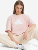 Футболка женская adidas, Бежевый IX6830A01-. фото 1