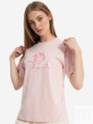 Футболка женская adidas, Бежевый IY3434A01-. фото 1