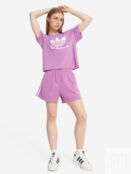 Футболка женская adidas, Фиолетовый IY4684A01-. фото 4