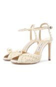 Текстильные босоножки Sacora 100 Jimmy Choo SAC0RA 100/W0Z фото 1