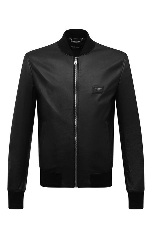 Кожаный бомбер Dolce & Gabbana G9PB9L/FUL89 фото 1