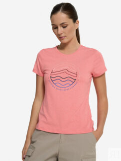 Футболка женская Columbia Sloan Ridge Graphic Ss Tee, Розовый