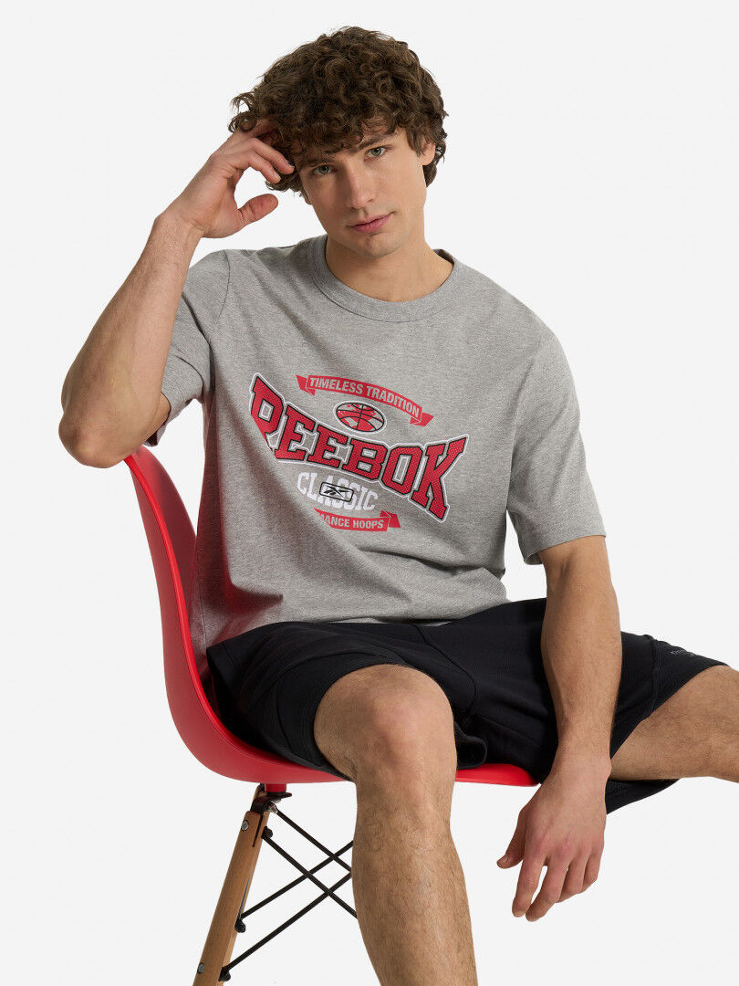 Футболка мужская Reebok Gs Hs Tradition, Серый 100218840R00-. фото 1