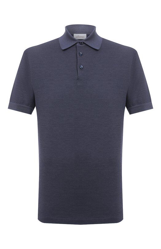 Поло из шелка и хлопка Brioni UJGZ0L/P0608 фото 1