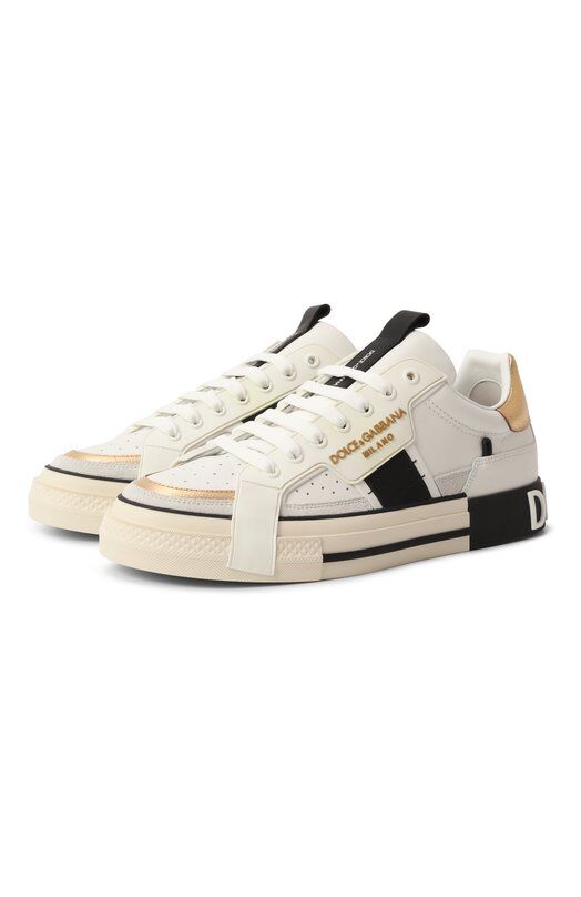 Кожаные кеды Custom 2.Zero Dolce & Gabbana CS1863/A0222 фото 1