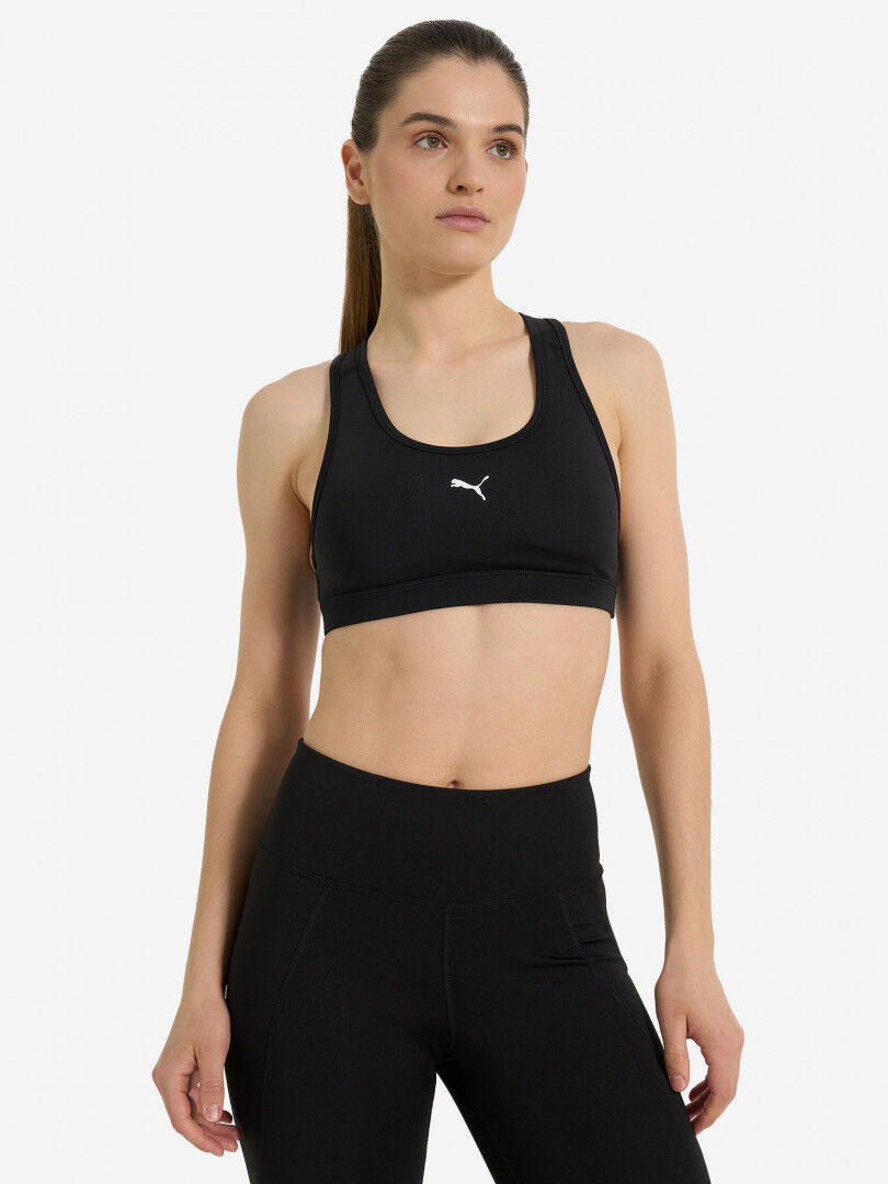 Спортивный топ бра PUMA 4 Keeps, Черный 526961P0P-01 фото 1