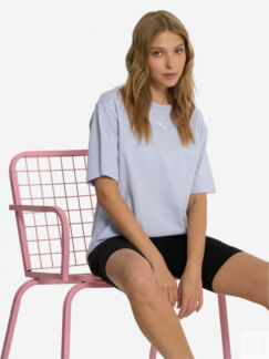 Футболка женская PUMA Essentials+ Relaxed, Голубой