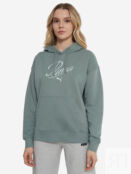 Худи женская PUMA Ess Script Comfort, Зеленый 684983P0P-30 фото 2