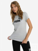 Футболка женская PUMA Ess No. 1 Logo, Серый 682370P0P-04 фото 1