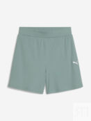 Шорты женские PUMA Ess Elevated, Зеленый 685026P0P-30 фото 4