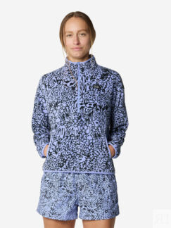 Джемпер флисовый женский Mountain Hardwear Microchill Half Zip, Фиолетовый