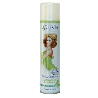 Olivia Megaflex Formula Лак для волос Power & Shine, сильная фиксация, 300