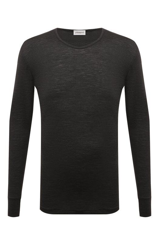 Лонгслив из шерсти и шелка Zimmerli 710-1451 фото 1