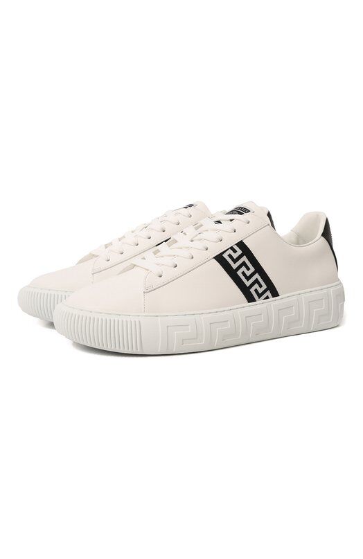 Кожаные кеды Greca Versace DSU8404/1A00775 фото 1