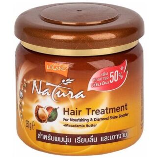 LOLANE Natura Маска для сухих, истощенных и поврежденных волос с маслом мак