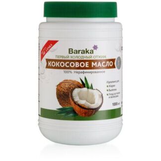 Baraka Масло для тела кокосовое, 1000 мл Baraka