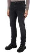 Джинсы с отделкой из кожи аллигатора Zilli MCW-00080-DBLC1/S001/AMIS фото 3