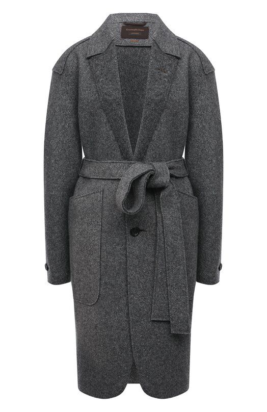 Пальто из кашемира и шерсти Zegna 287016/4D26N0 фото 1