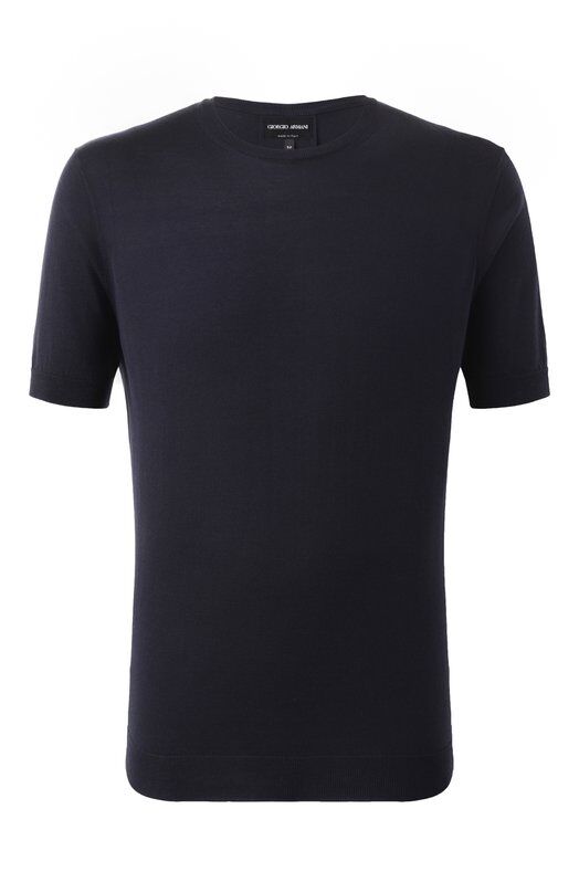 Джемпер из шелка и хлопка Giorgio Armani 3HSM38/SM63Z фото 1