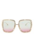 Солнцезащитные очки и цепочка Gucci GG1033S 003 фото 3