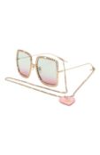Солнцезащитные очки и цепочка Gucci GG1033S 003 фото 5