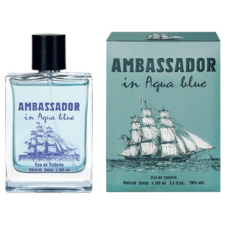 Genty туалетная вода Ambassador in Aqua Blue, 100 мл, 401 г Genty