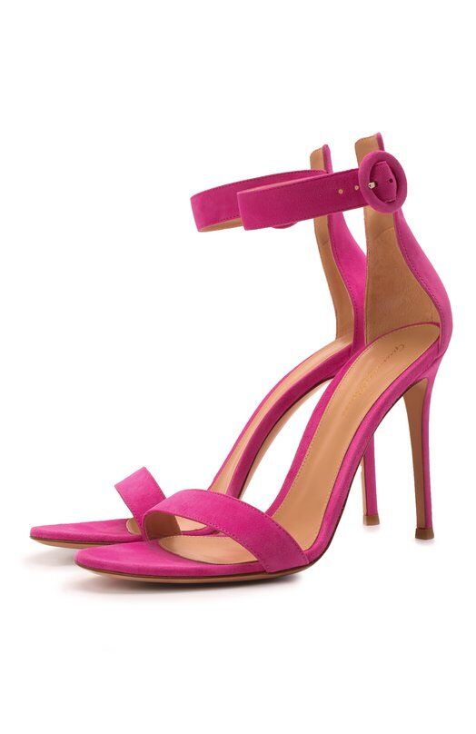 Замшевые босоножки Portofino 105 Gianvito Rossi G61096.15RIC.CAMBL00 фото 1