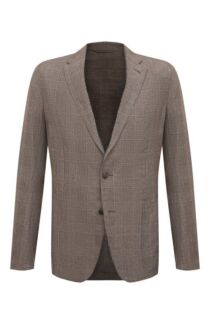 Пиджак из шерсти и льна Zegna