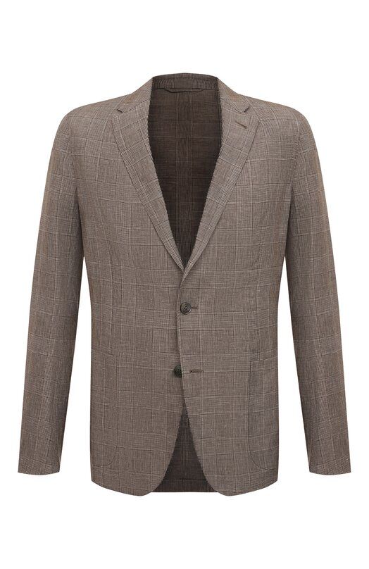 Пиджак из шерсти и льна Zegna 339503/1DJSS0 фото 1