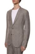 Пиджак из шерсти и льна Zegna 339503/1DJSS0 фото 3