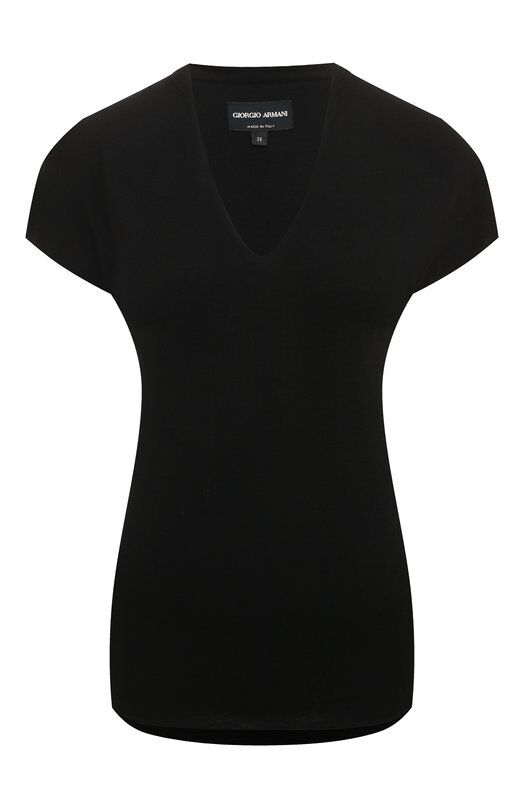 Футболка из вискозы и кашемира Giorgio Armani 8NAM94/AJV7Z фото 1