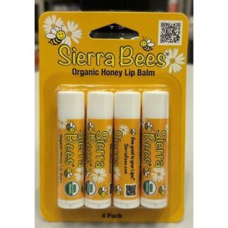 Sierra Bees, Органические бальзамы для губ, мед, 4 шт, 4,25 г каждый Sierra