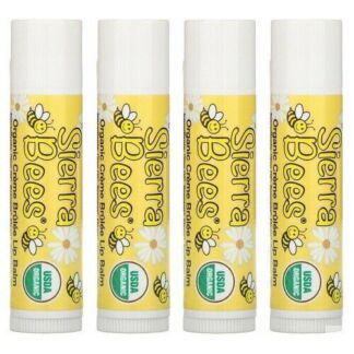Sierra Bees, Органические бальзамы для губ, крем-брюле, 4 шт, 4,25 г каждый