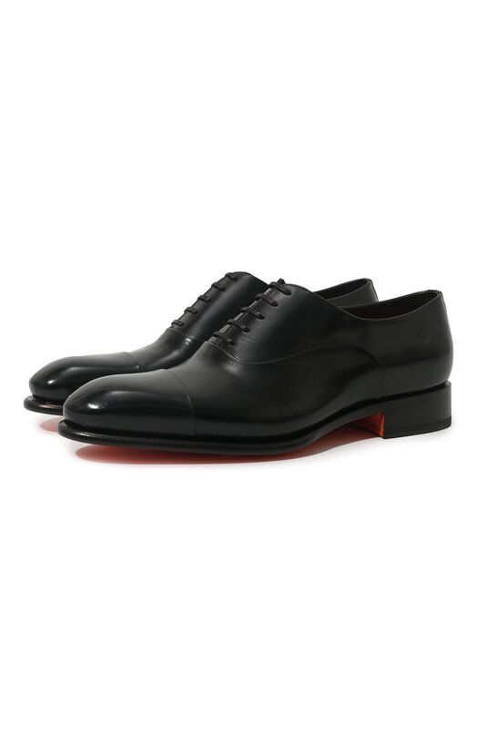 Кожаные оксфорды Carter Santoni MCCG12621MC1HVVDN01 фото 1