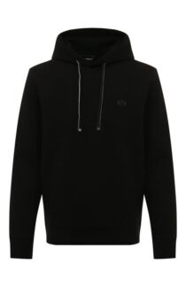Хлопковое худи Emporio Armani
