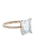 Кольцо с голубым топазом Secrets jewelry КГТДБТС00001 фото 1