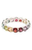 Кольцо-радуга из камней Secrets jewelry КРКРС00624 фото 3