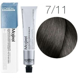L'Oreal Professionnel Majirel стойкая крем-краска для волос, 7.11 блондин г