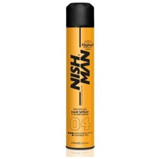 Лак для волос мужской NISHMAN 04 EXTRA STRONG экстрасильная фиксация (не ут