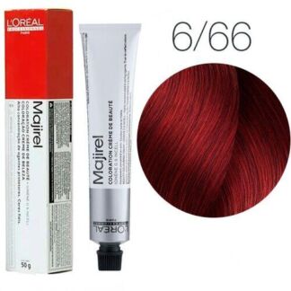L'Oreal Professionnel Majirel стойкая крем-краска для волос, 6.66 Темный бл