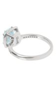 Кольцо с голубым топазом Secrets jewelry КГТКС0111 фото 3