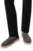 Замшевые лоферы Yalta Santoni MGYG15996TICBSVUG62 фото 3