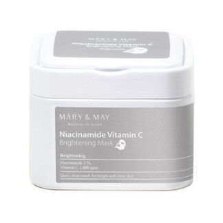 Набор тканевых масок осветляющих | Mary&May Niacinamide Vitamin C Brighteni
