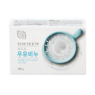 Мыло для лица и тела Mukunghwa Pure Milk Soap смягчающее, молоко и масло жо