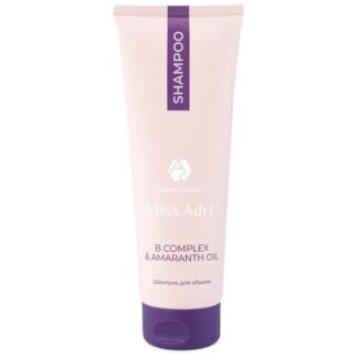 ADRICOCO Шампунь для объема волос Miss Adri B-complex & amaranth oil, 250 м