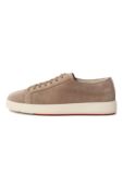 Замшевые кеды Cleanic Santoni MBCD21571BARCSB7E82 фото 4