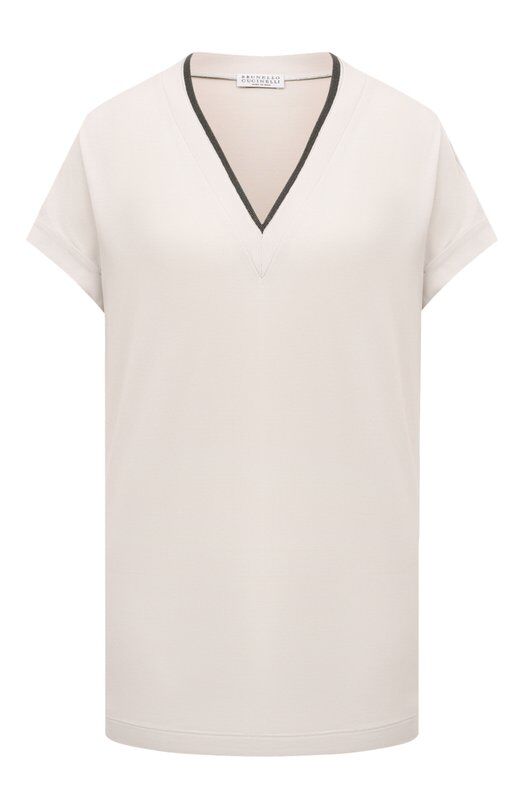 Хлопковая футболка Brunello Cucinelli M0T18BD222 фото 1