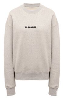 Хлопковый свитшот Jil Sander